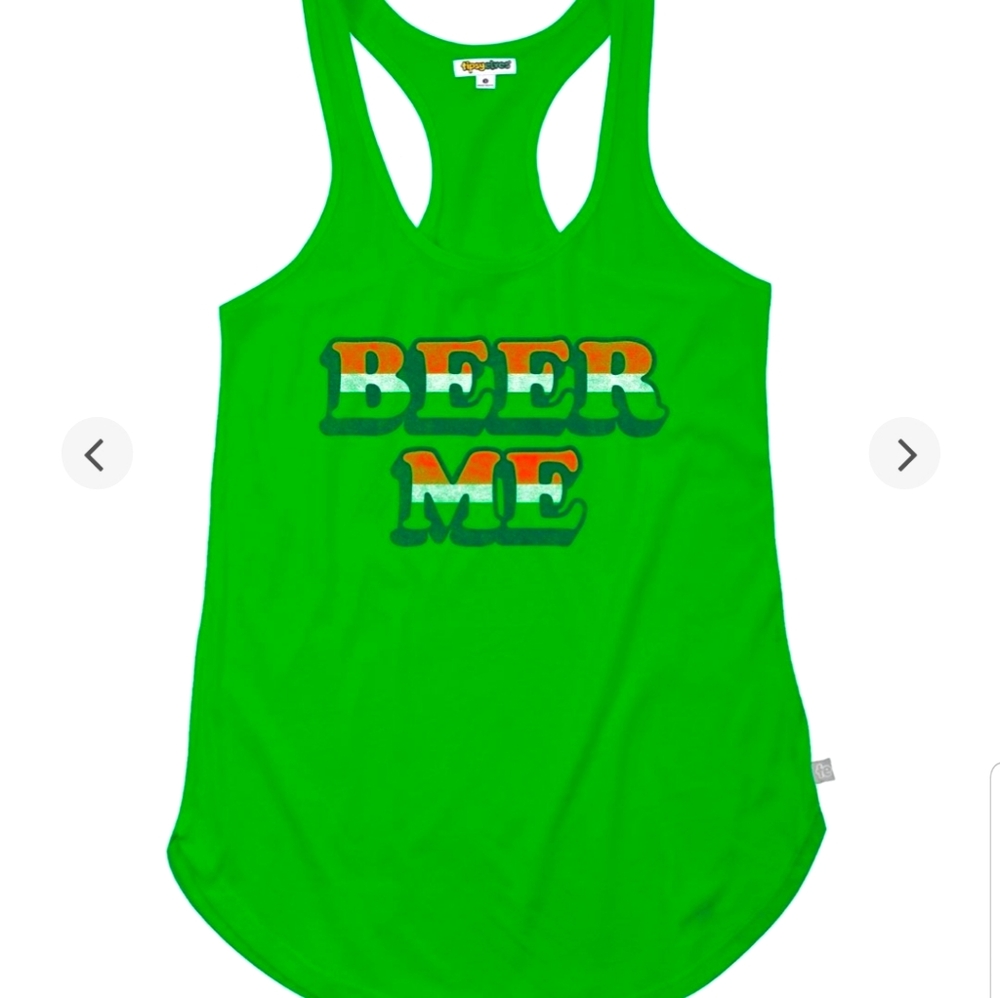 NWOT women's Beer Me tank top XXL tipsy elves